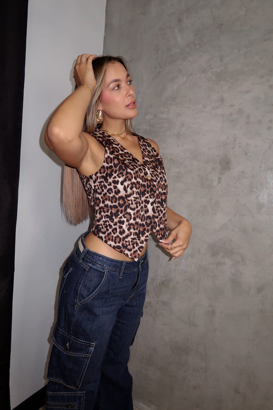 Vest Animal Print