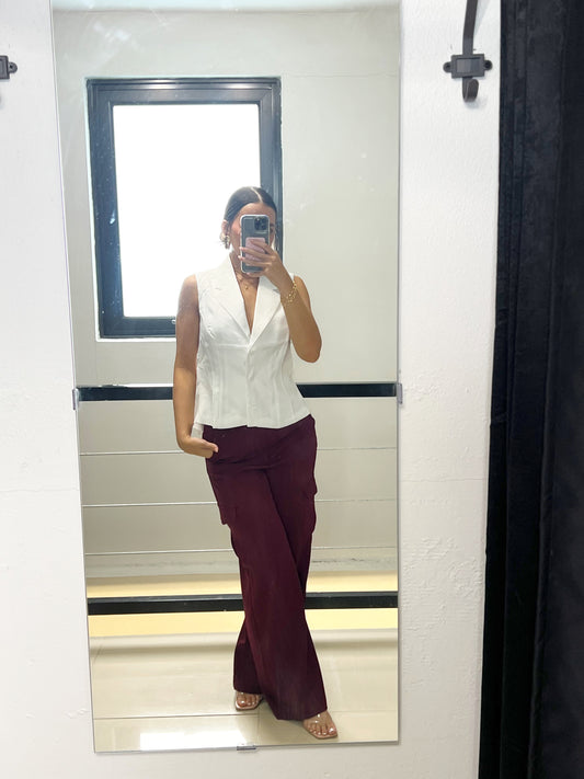 Burgundy Pant