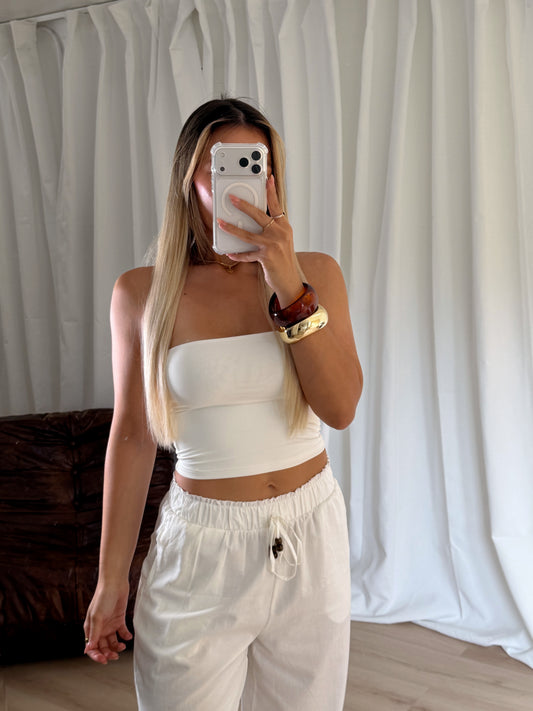 White Tube Top