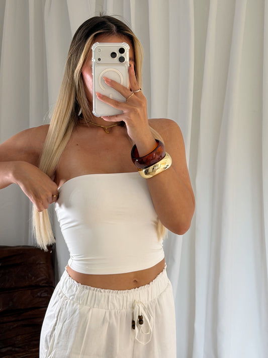 White Tube Top